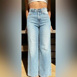 HIDDEN Los Angeles High-Rise Wide-Leg Jeans – Size 25
